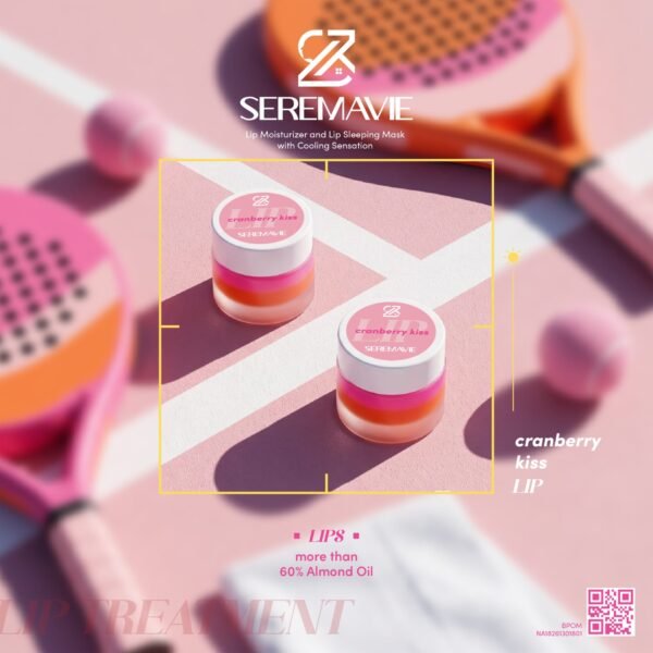 SEREMAVIE CRANBERRY KISS LIP MOISTURIZER & LIP SLEEPING MASK